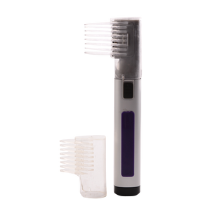 Высокое качество АБС + алюминиевая трубка + нержавеющая сталь мини-батарея Профессиональный перезаряжаемый ручной триммер для волос - Product Image 2