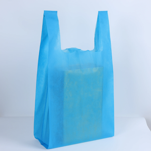 Bolsas de tela no tejida recicladas al por mayor para supermercado, bolsas de compras personalizadas, bolsas de transporte no tejidas - Product Image 3