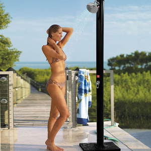 <span class=keywords><strong>Douche</strong></span> solaire de jardin de luxe Poolstar 35L en aluminium, <span class=keywords><strong>accessoire</strong></span> pour <span class=keywords><strong>piscine</strong></span> extérieure avec fonctions de pulvérisation et de lavage des pieds - Product Image 6