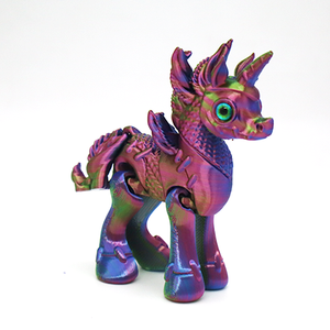 Artisanat, ornements, cadeaux, figurines créatives, articulations d'animaux, jouets, décorations licorne imprimées en 3D transfrontalières - Product Image 6