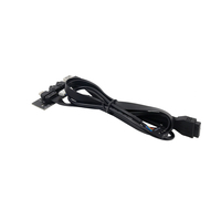 Cable de extensión para Panel frontal de ordenador, Cable de extensión USB 3,0, USB 3,1, placa de circuito PCB, Cable de Audio, Cable montado en Panel de chasis