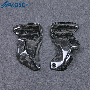 AKOSO 3K fibra de carbono seca motocicleta carenado marco delantero cubre paneles laterales barra de dirección cubierta lateral para <span class=keywords><strong>Kawasaki</strong></span> <span class=keywords><strong>Z900RS</strong></span> - Product Image 3