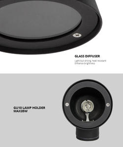 Savia GU10โคมไฟติดผนังอลูมิเนียม,ไฟ Led ติดผนังกลางแจ้งติดพื้นผิวทันสมัยกันน้ำ IP44สำหรับสวนลานบ้าน - Product Image 4