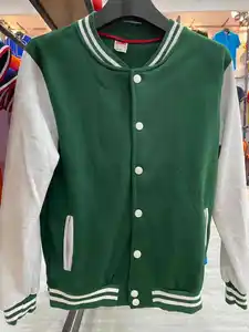 Ropa de béisbol fina y gruesa, uniforme escolar personalizado, cuello levantado, Sudadera con capucha, LOGO personalizado, cárdigan bordado, abrigo