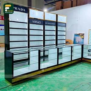 Cửa hàng bán lẻ Hiện Đại Đồ nội thất Showcase Thiết kế kính Nước Hoa Cửa Hàng tường kệ đơn vị thương hiệu sang trọng hiển thị Quầy - Product Image 2