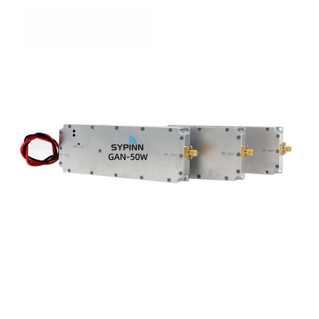 50W 100~400MHz 400~700MHz 700~100MHz Wide Band PA GaN Power Counter Anti Drone Signal Amplifier RF Module Wireless & RF Modules