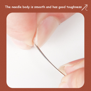 Juego de Agujas de Bordado y Acolchado de Alta Calidad Hechas a Mano, Estuche de Madera de Haya con Agujas Afiladas, Herramienta Elegante para Uso Doméstico - Product Image 5