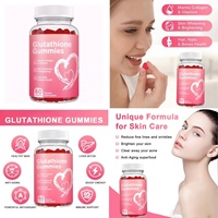 Bonbons Gommeux Tendres OEM OEM Éclaircissant la Peau, Glutathion Anti-Âge Antioxydant, Collagène Biotine Vitamines pour la Peau
