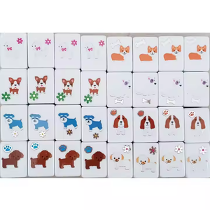 16x24x12mm Autocollant Personnalisé Jeux de Table 49 Bloc Bord de Mer Évasion Mahjong Jeu de Tuiles 49 Blocs - Product Image 3