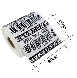 4x6 Thermal Label Roll Printing Bar code Shipping Label Sticker custom air way bill adhesive label