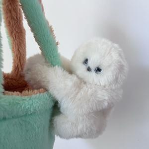Pendentif de sac en peluche mignon style Ins, en forme de poupée timide <span class=keywords><strong>qui</strong></span> chante et <span class=keywords><strong>qui</strong></span> <span class=keywords><strong>tourne</strong></span> la tête, pour filles - Product Image 2