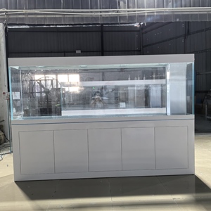 Grande Acquario in Vetro Ultra Trasparente per Pesci Arowana 500L-1000L, Lussuoso Acquario Multifunzionale per Soggiorno - Product Image 6