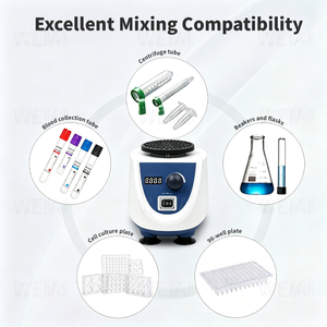Agitatore Vortex Digitale Mini IKEME 3000rpm per Smalto, Microplacche, Tubi, Miscelazione, Preparazione Campioni PCR, ELISA, Immunoassay - Mixer Vortex da Laboratorio - Product Image 6