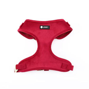 Correa de Lujo para Perro, Conjunto de Arnés de Terciopelo para Perro, Collar y Correa Ajustables para Perro, Arnés para Mascotas - Product Image 3