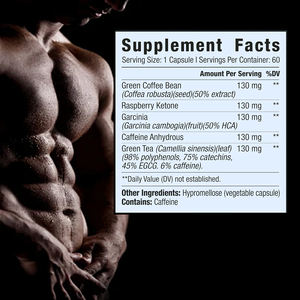 Capsules de perte de poids pour hommes de qualité supérieure avec cétone de framboise aide à stimuler l'énergie Capsule de supplément à base de plantes - Product Image 2