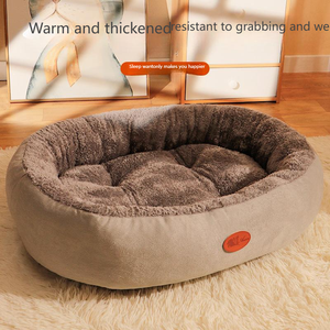 Cama de Lujo para Perros y Gatos, Pequeña, Universal, para las Cuatro Estaciones, Cálida para el Invierno, Clásica, Ecológica, de Algodón PP, Impermeable, Duradera, Portátil y Lavable - Product Image 5