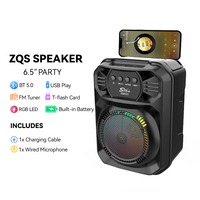 Haut-parleur portable sans fil ZQS606S avec subwoofer, mini lecteur de carte TF, radio FM, pour usage extérieur, cadeau idéal, haut-parleur Boss pour l'Afrique