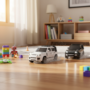 AJB 27MHz Scala 1/14 Veicolo Fuoristrada in Plastica a Sei Ruote con Dimostrazione a un Tocco, Simulazione Spray, Telecomando e Cavo USB - Product Image 3