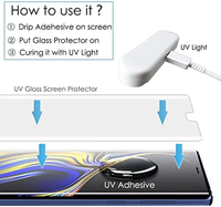 Protection d'écran en verre UV avec colle intégrale pour OnePlus 10 Pro 9 Pro 8 Pro 7 Pro 5G Verre trempé UV