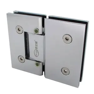 Shower room Brass 180 degree Adjustable Spring Glass Door heavy duty Hinge