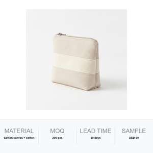 Bolsa de Maquillaje con Forma de Rebanada de Pastel, de Lona, con Diseño de Pastel en Capas, Kawaii, Personalizable con Logotipo, al por Mayor - Product Image 6
