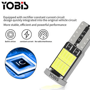 Yobis T10 Led <span class=keywords><strong>Prix</strong></span> fabricant Super lumineux Ampoule latérale à coin 194 Canbus Ampoules W5w Ampoule LED de voiture Intérieur Luces <span class=keywords><strong>Plaque</strong></span> <span class=keywords><strong>d</strong></span>'<span class=keywords><strong>immatriculation</strong></span> - Product Image 5