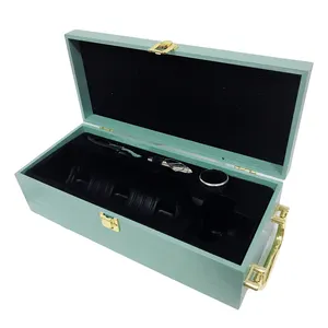 Grande <span class=keywords><strong>Bouteille</strong></span> Simple en <span class=keywords><strong>bois</strong></span> de Paquet Boîte D'emballage de Vin et <span class=keywords><strong>1</strong></span> <span class=keywords><strong>bouteille</strong></span> de vin cadeau boîte - Product Image 1