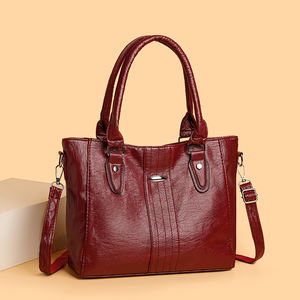 กระเป๋าโท้ทวัสดุ PU คุณภาพสูง กระเป๋าถือแบรนด์ดีไซเนอร์ ซับในทำจากโพลีเอสเตอร์.9024 - Product Image 4