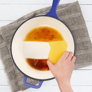 Juego de Olla Holandesa y Sartén 2 en 1 de Cerámica Esmaltada, Olla Holandesa de 3QT + Sartén de 1.5QT, Antiadherente, Apto para Lavavajillas - Product Image 6