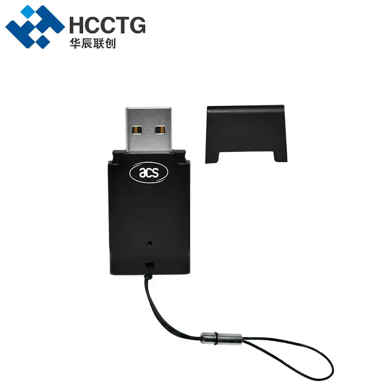 SIM 슬롯 ACR39T-A1 USB 뱅킹 카드 지불 휴대용 스마트 미니 EMV 카드 리더