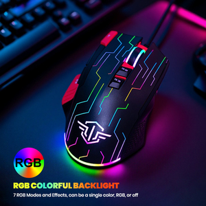 PC Accesorios <span class=keywords><strong>de</strong></span> <span class=keywords><strong>ordenador</strong></span> <span class=keywords><strong>Precio</strong></span> <span class=keywords><strong>de</strong></span> fábrica al por mayor Oem <span class=keywords><strong>Ratones</strong></span> <span class=keywords><strong>de</strong></span> juego personalizados Óptico LED RGB Retroiluminación USB 3D Ratón <span class=keywords><strong>de</strong></span> juego con cable Gamer - Product Image 2