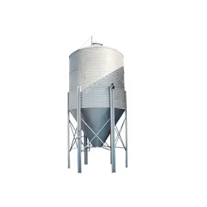 3 ila 35ton özelleştirilmiş besleme silosu/küçük Silo domuz çiftliği için büyük kapasiteli besleme kulesi kümes hayvanları yem depolama kulesi