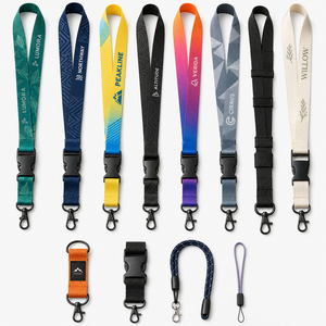 Cordón de Poliéster Personalizado de Alta Calidad con Clip Metálico, Cordones Multifuncionales con Logotipo Personalizado al por Mayor, Regalos para Eventos - Product Image 1