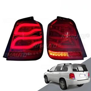 Luz de freno trasera para coche, conjunto de luces traseras, kit de carrocería para Toyota Highlander 2001-2007, accesorios para coche - Product Image 6