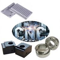 Plaque chauffante OEM usinée CNC en aluminium avec mâchoires de scellage usinées CNC pour machine d'emballage verticale form-fill-seal