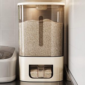 New 11.5kg Capacity <b>Rice</b> Dispenser Kitchen Insect-repellent <b>Rice</b> Storage <b>Container</b> Customizable Automatic <b>Rice</b> Dispenser - Product Image 2