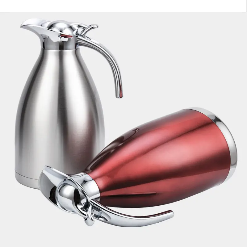 Hot Selling Double Walled Vacuum Insulated Colorful Stainless Steel Thermal Carafe Tea Coffee Pot For Thermal Water Kettle