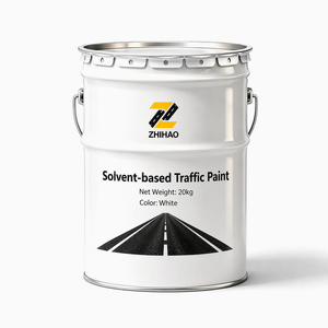 Peinture de trafic acrylique à haute brillance pour matériau de revêtement de marquage routier liquide en béton extérieur pour application par pulvérisation - Product Image 2