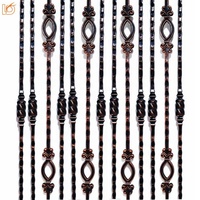 LD Modern Popular Metal Round 9/16 "Tuscan Forged / Hammered Solid Escalier Bar for Interior Stair Railing Parts (A-206)