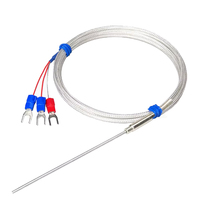 Sensor Suhu Oven Gas Thermocouple dengan Sambungan Ulir TC 1/4 1/8NPT OEM/ODM Dapat Disesuaikan Bahan Stainless Steel Bersertifikasi CE