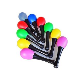 Maracas de Plástico Orff al por Mayor, Instrumento de Percusión para Educación Temprana, Sonajero Musical para Niños, para el Aula y Fiestas - Product Image 1