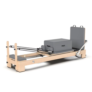 <span class=keywords><strong>Cama</strong></span> de Pilates Reformer de Madera de Arce Blanca, Económica, para Ejercicios de Yoga y Equilibrio - Product Image 3