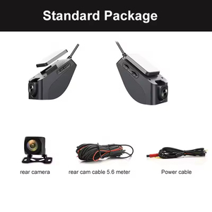 라이브 스트리밍 4G 차량용 DVR 카메라 듀얼 카메라 1080P 비디오 레코더 비상 사고 잠금 MDVR (트럭용) - Product Image 2