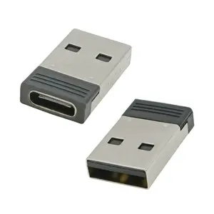 SUPER Short 480Mbps 3A Wholesale Male to Female USB to USB C Adapter Connectors Computer Accessories