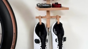 Étagère murale multifonctionnelle réglable en bois moderne, idéale comme cadeau pour les <span class=keywords><strong>cyclistes</strong></span> et les salons - Product Image 5