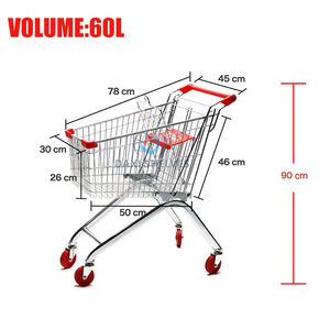 Chariot de shopping électrique chariots de seconde main chariot pliant chariot de shopping - Product Image 2