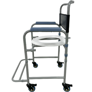 CAREME CA600-1 Chaise de toilette réglable en hauteur en acier de qualité supérieure pour personnes âgées/handicapées – Stabilité et sécurité médicales garanties - Product Image 3
