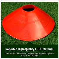 LXY-002 cônes d'agilité flexibles de cônes de disque de football durables Offre Spéciale 18g pour l'entraînement de sport de football