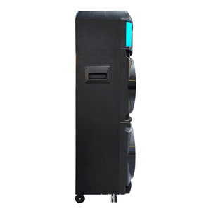 JBA-2121 Bluetooth <b>Speaker</b> Dual 12-inch Lights Wireless <b>Microphones</b> Portable Outdoor Karaoke - Product Image 2