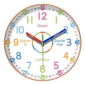 Zhongnaier mẫu miễn phí 8 inch Đồng hồ treo tường trang trí nội thất sáng tạo phòng khách đồng hồ treo tường chất lượng cao tùy chỉnh đồng hồ treo tường cho trẻ em - Product Image 3